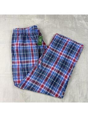 L.L. Bean Pajama Pants Flannel Women’s Regular XL Vintage Blue Plaid Lounge Home